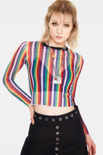Multi coloured Stripe Top