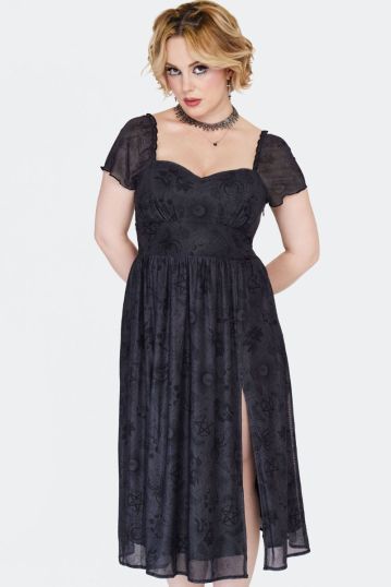 Tarot Deck Side Split Dress