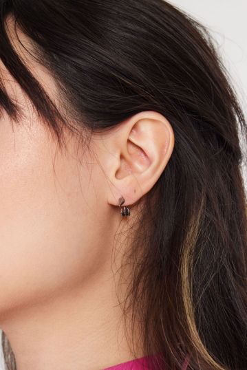 Skeleton Hand Spike Stud Earring