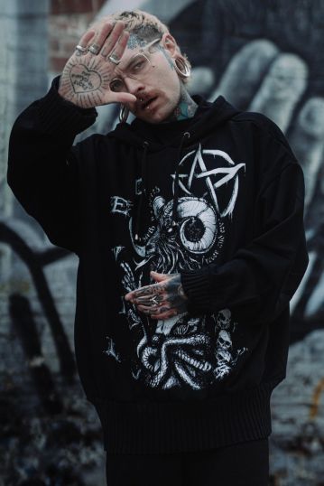 Devil Tarot Oversized Hoodie