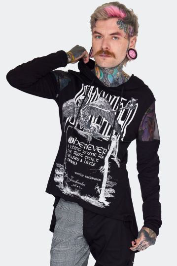 Demon Print Lightweight Hoodie