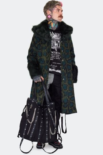 Studded Oversized Shoulder Bag
