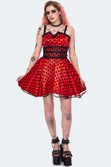 Ladybird Polkadot Flare Dress
