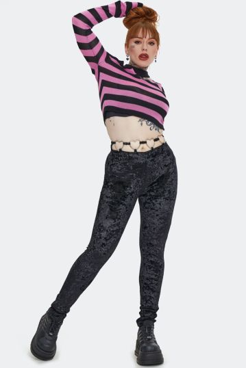 Heavy Metal Sweet Heart Leggings
