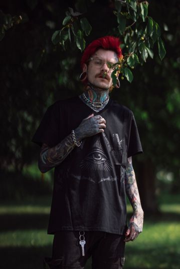 Illuminati Print T-Shirt