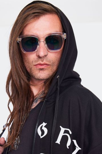 Clawed Wayfarer Shades in White
