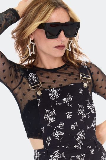 Chunky Square Visor Sunglasses