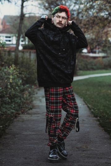 Tartan Cargo Trousers