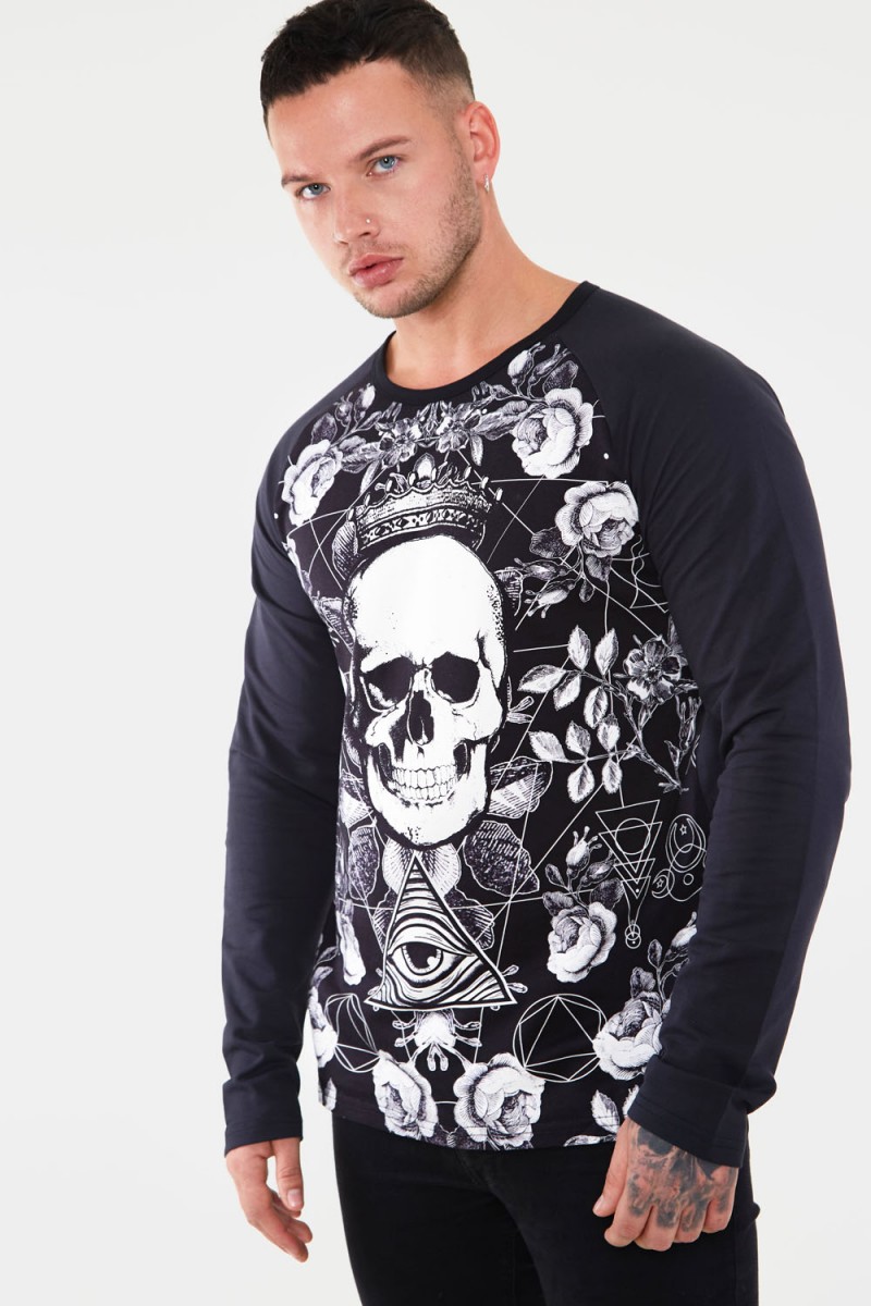 Dark Symbols Long Sleeve Sweatshirt