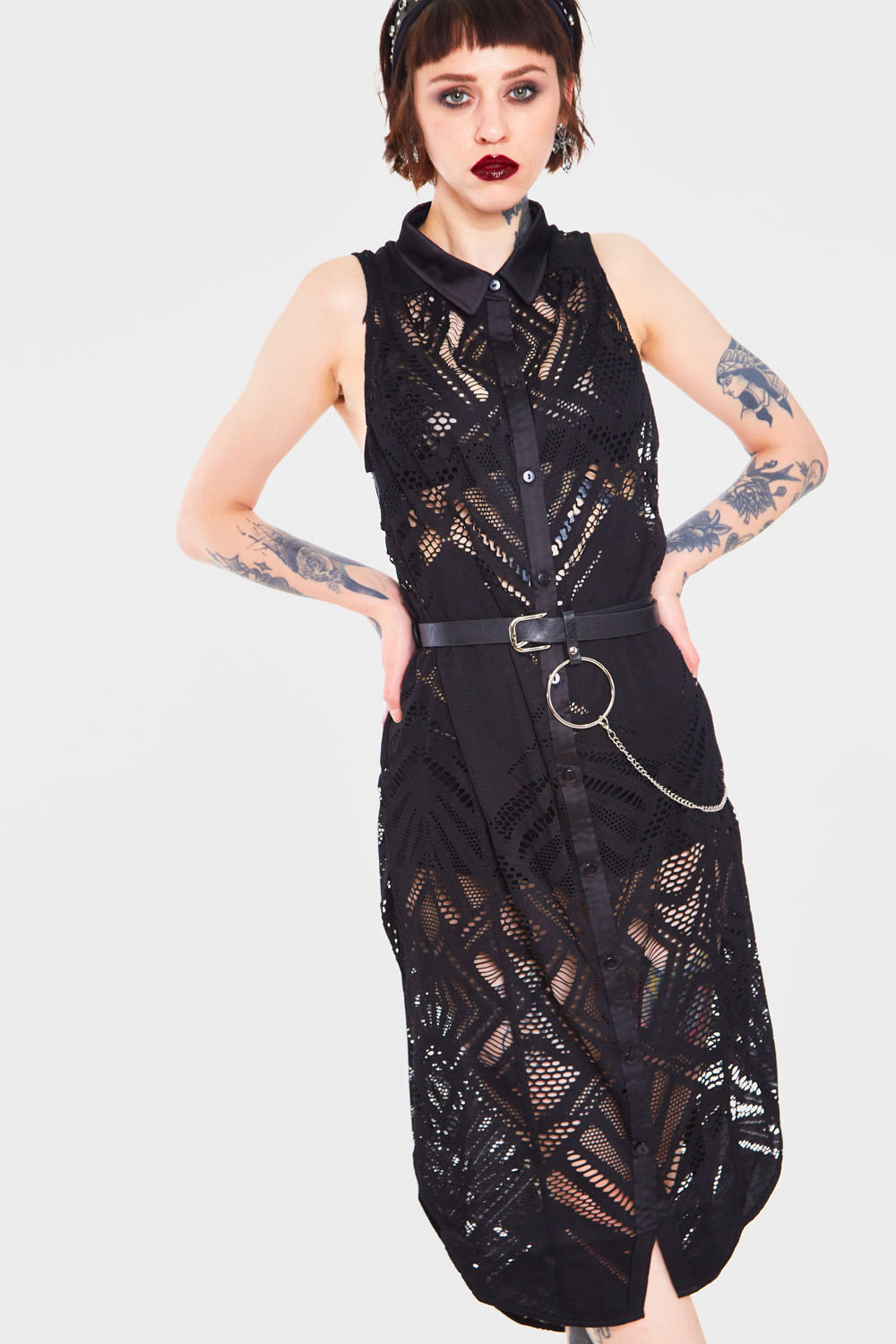 Geo Shirt Dress