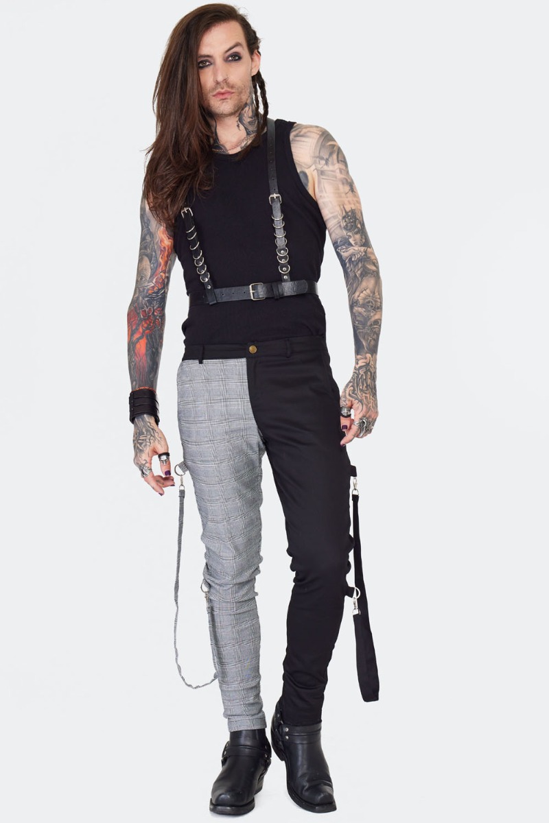 Houndstooth Bondage Trousers