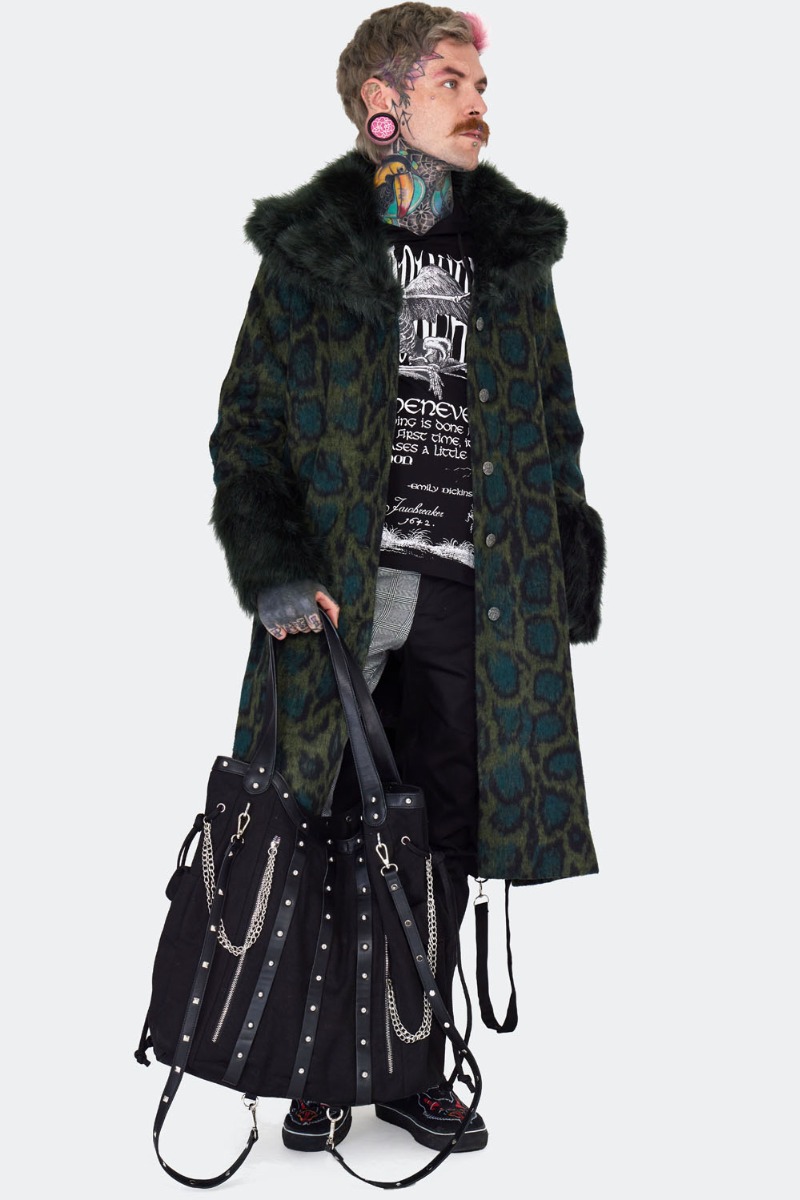 Studded Oversized Shoulder Bag