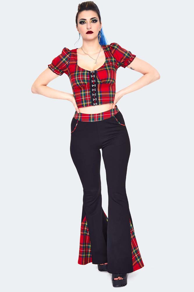 Tartan Crop Top