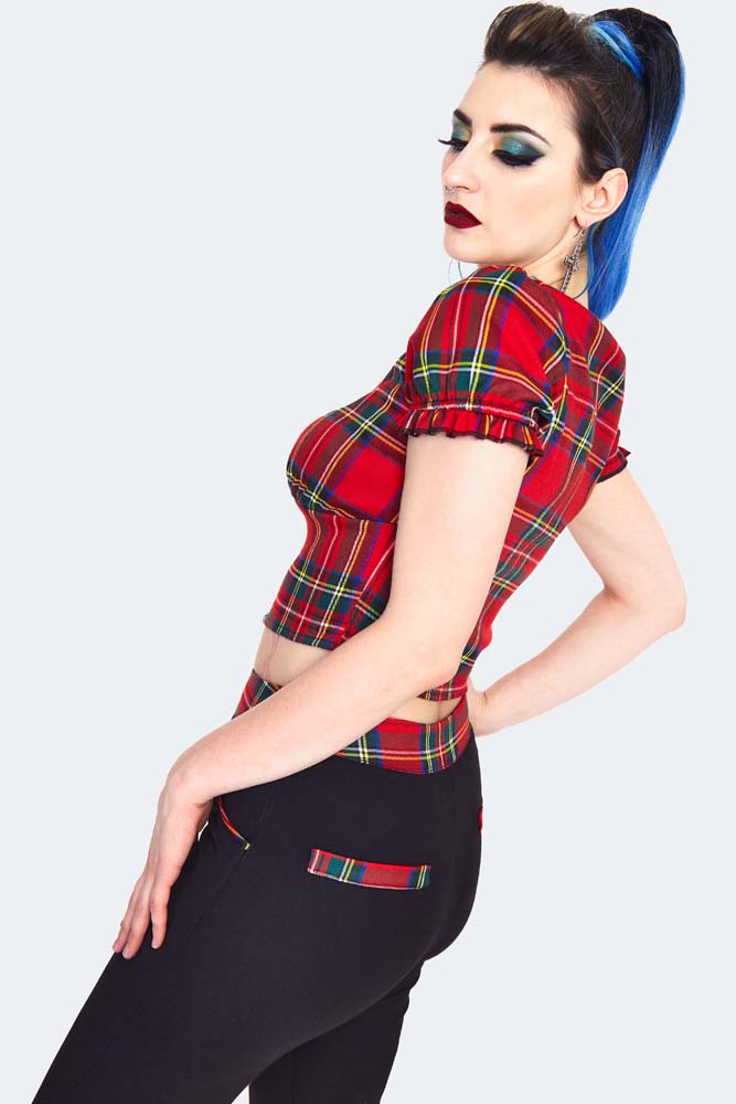 Tartan Crop Top