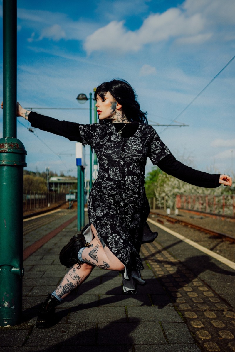 colorful midi dress with sleeves In Your Dreams Pink Toile Print Midi Dress – Shop the Mint