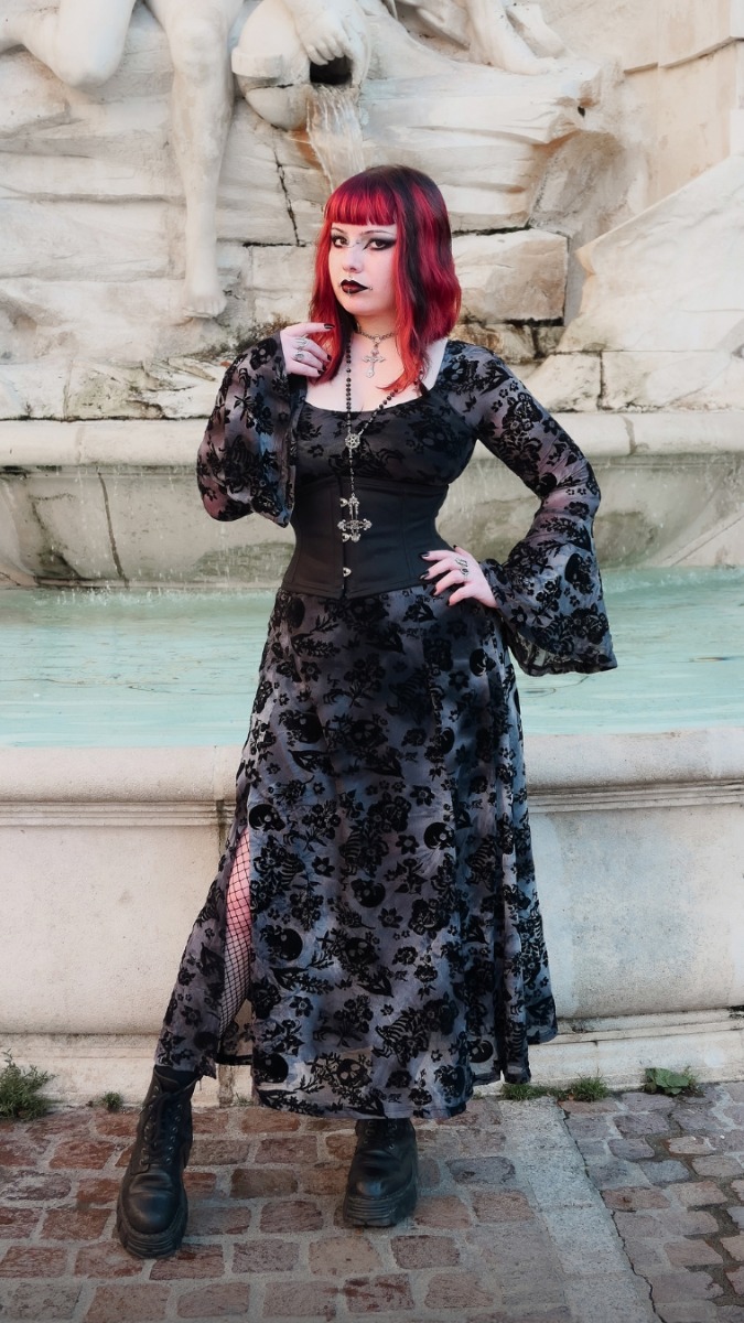 Goth Fashion Dress Women's Gothic Punk Dresses Jawbreaker Clothing  Alternative